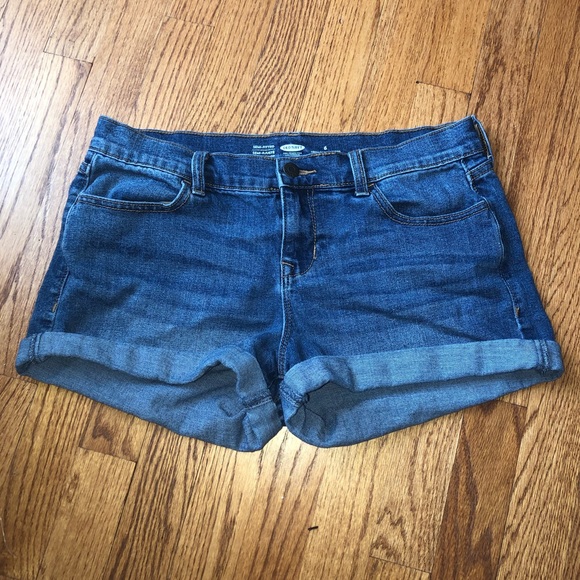 Medium Wash Jean Shorts - Picture 1 of 3
